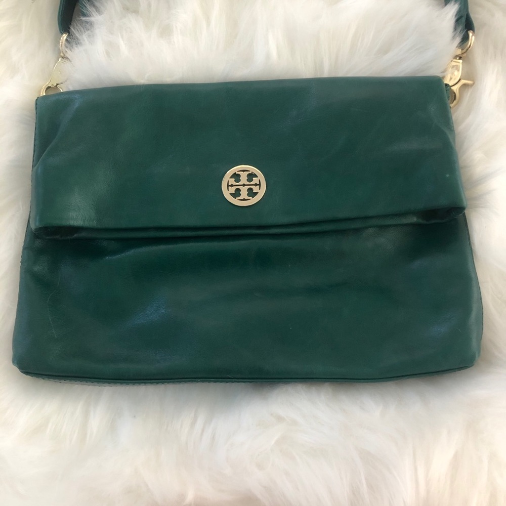 💚EMERALD GREEN TORY BURCH CROSSBODY PURSE💚